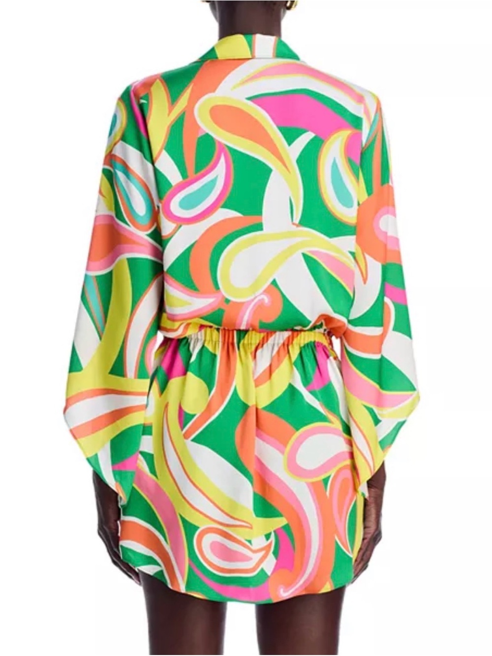 Ramy Brook Retro Printed Penny Dress - Exclusive SIZE XS - Picture 3 of 7